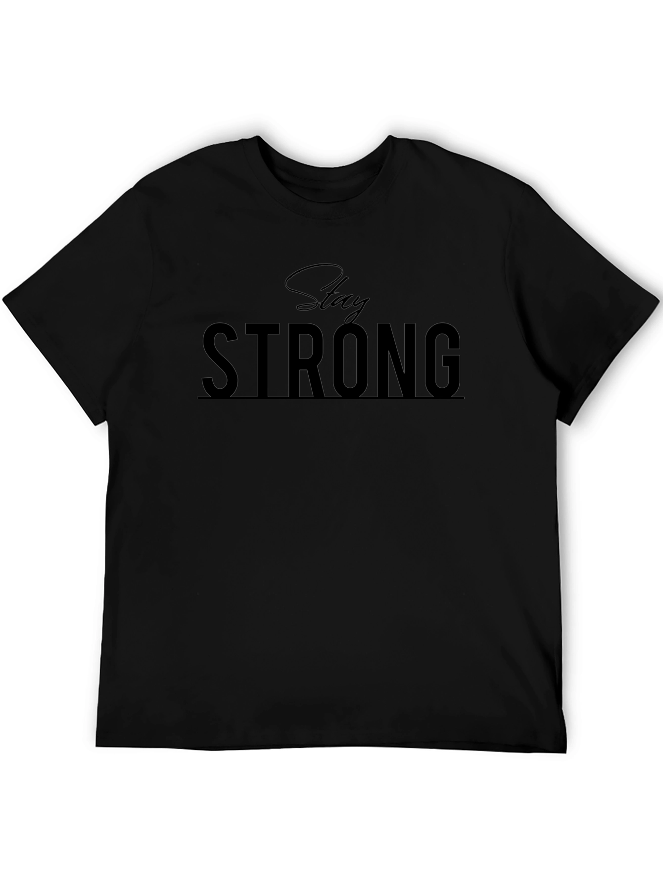 Stay Strong Black Tee