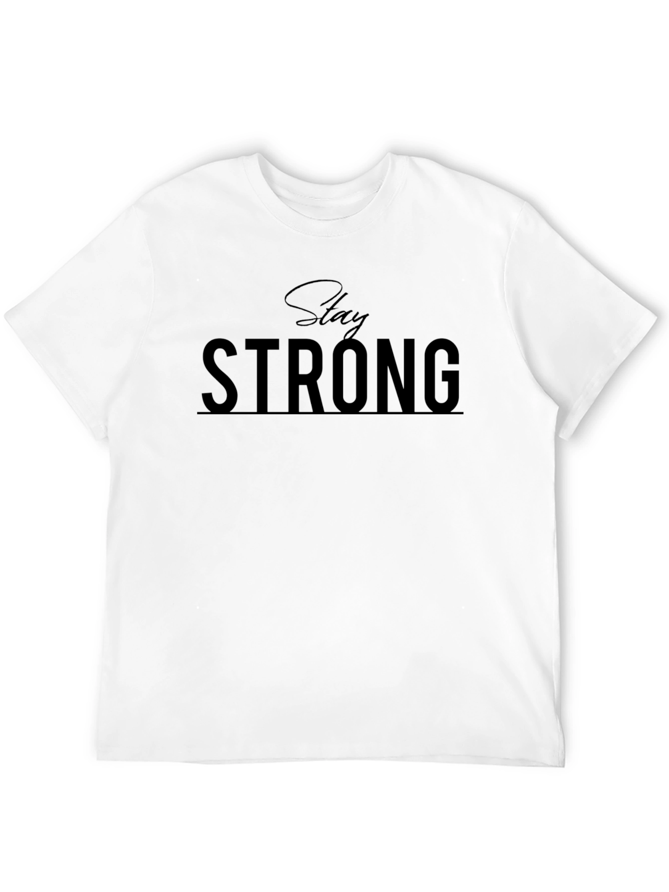 Stay Strong Black Tee