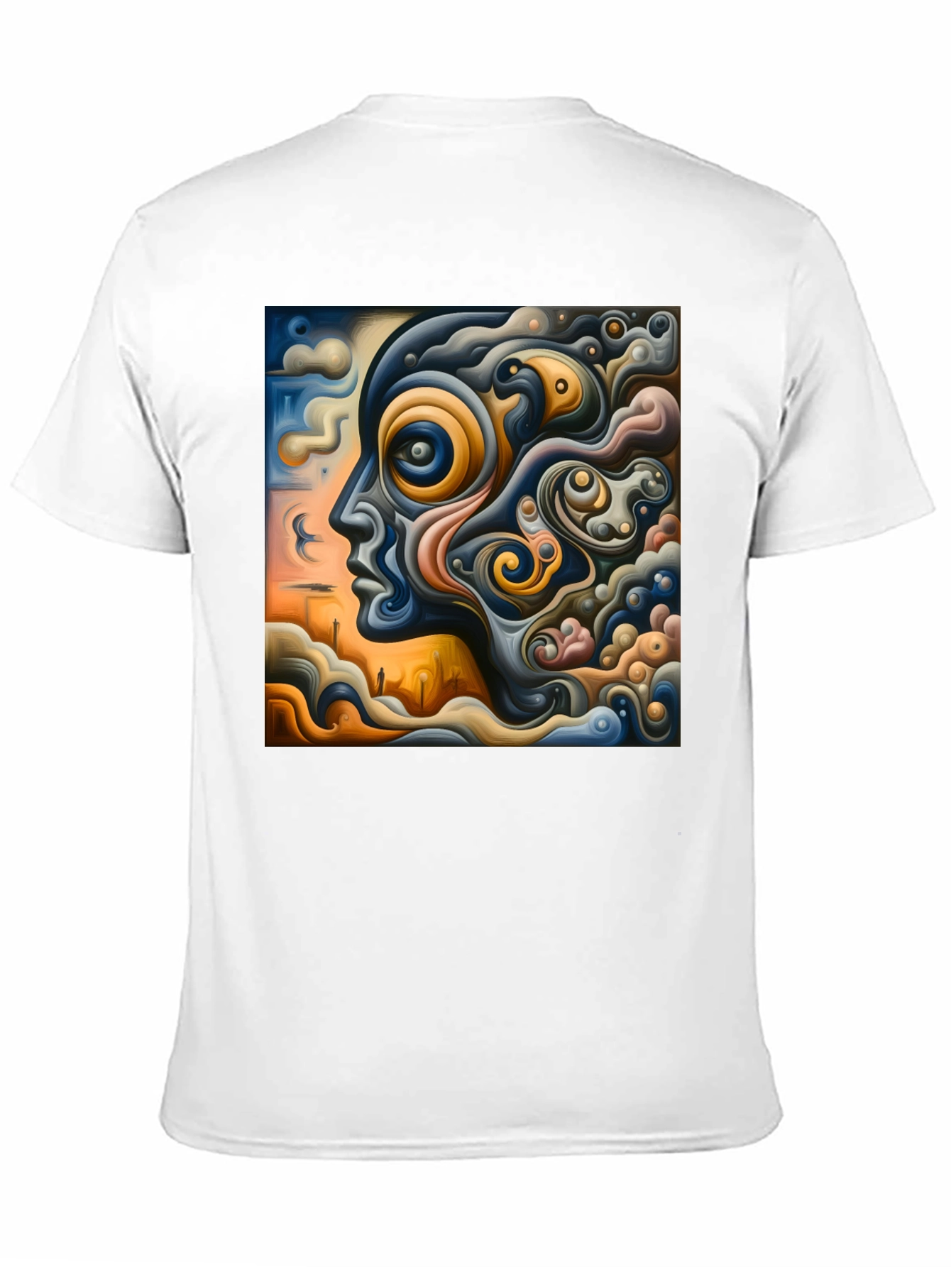Abstract Mindscape Graphic Tee - Unique Art T-Shirt
