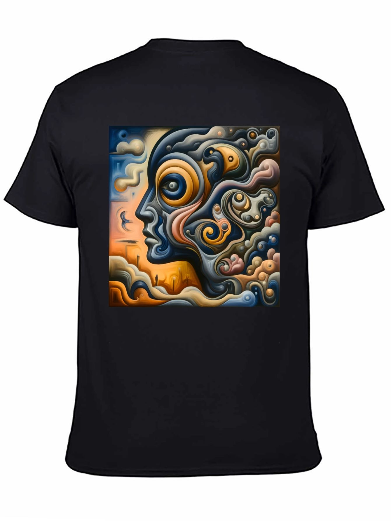 Abstract Mindscape Graphic Tee - Unique Art T-Shirt