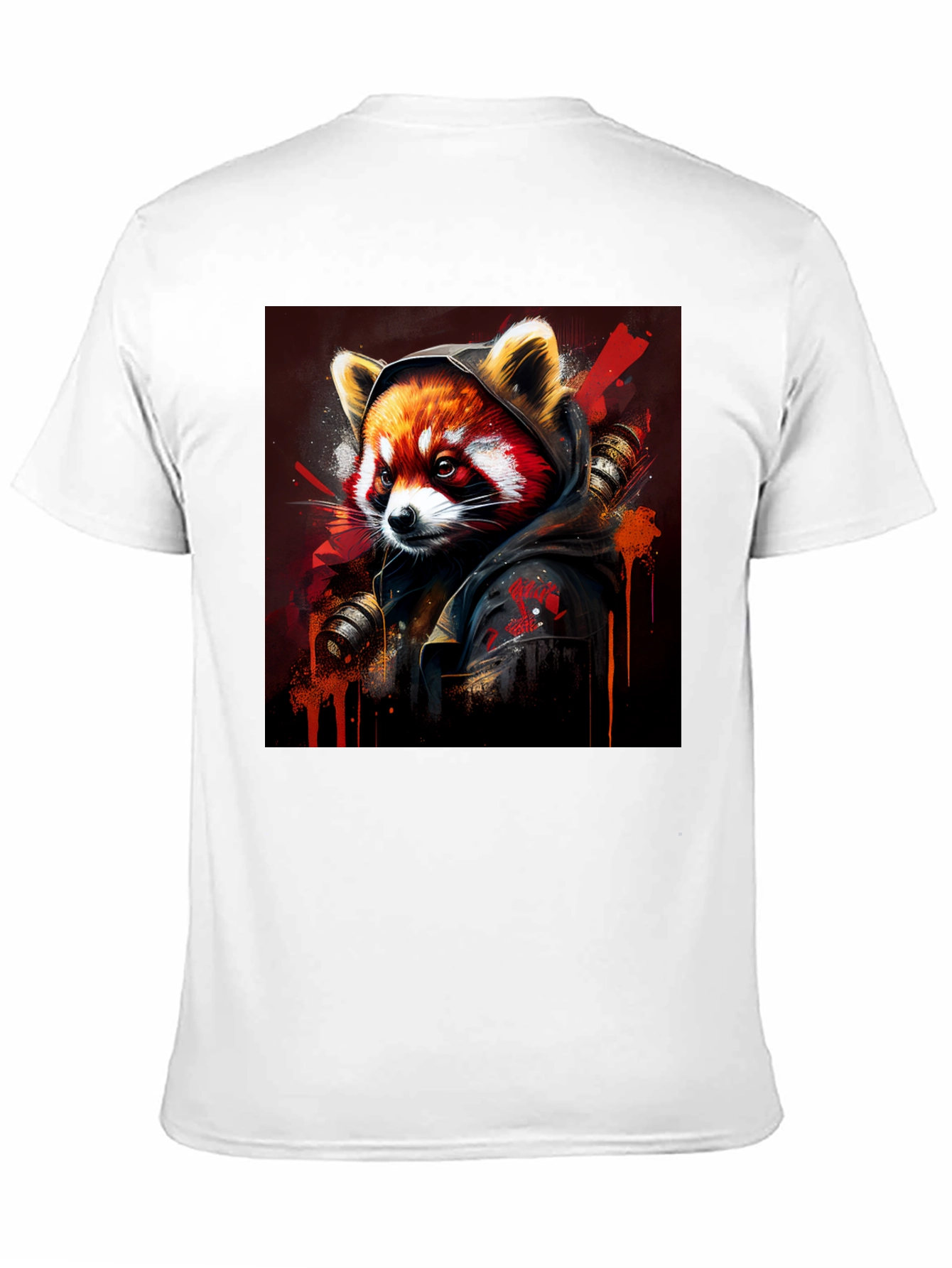 Red Panda Graphic Tee - Urban Style