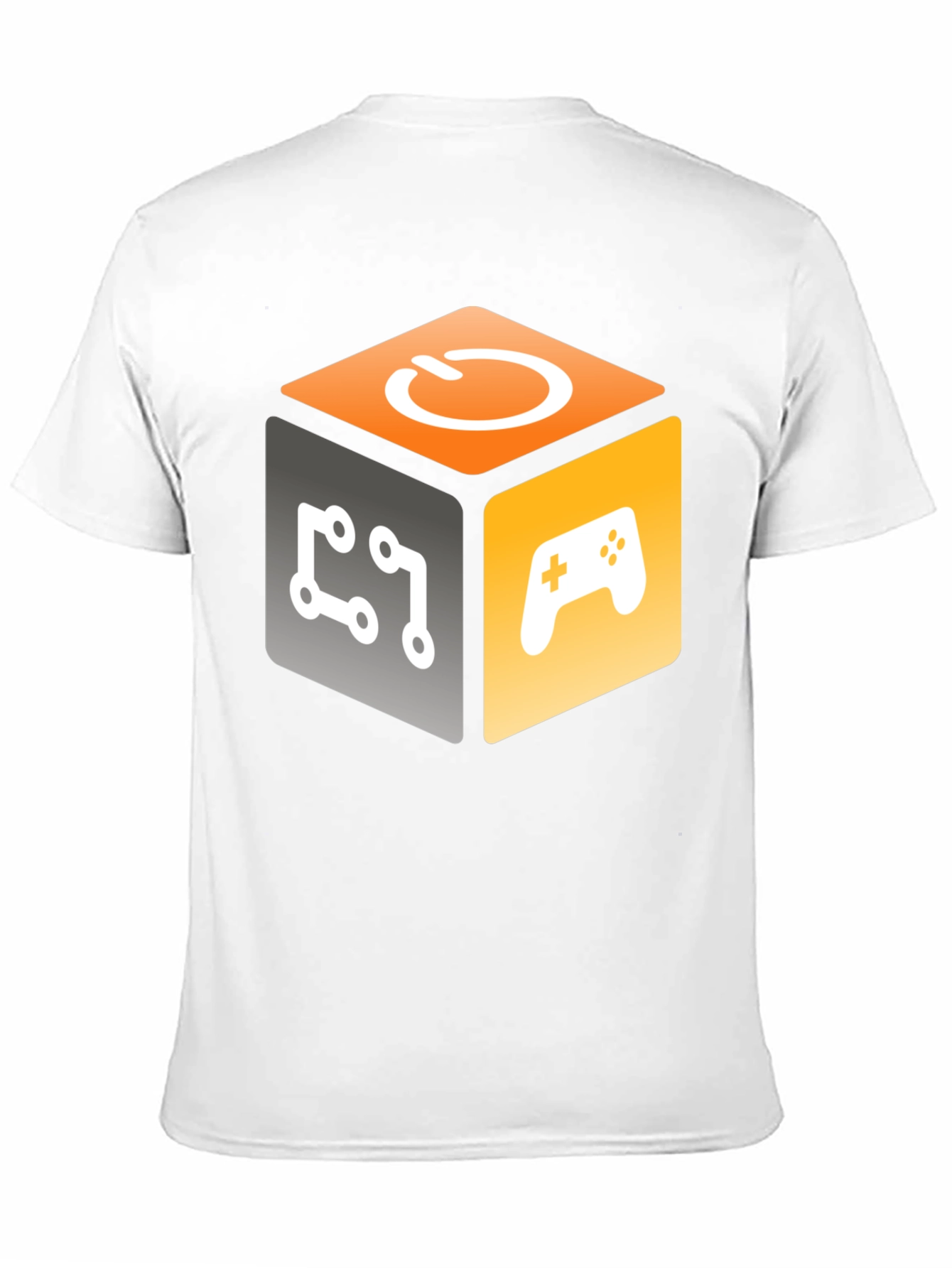 Gamer Cube Graphic T-Shirt - Geeky Style