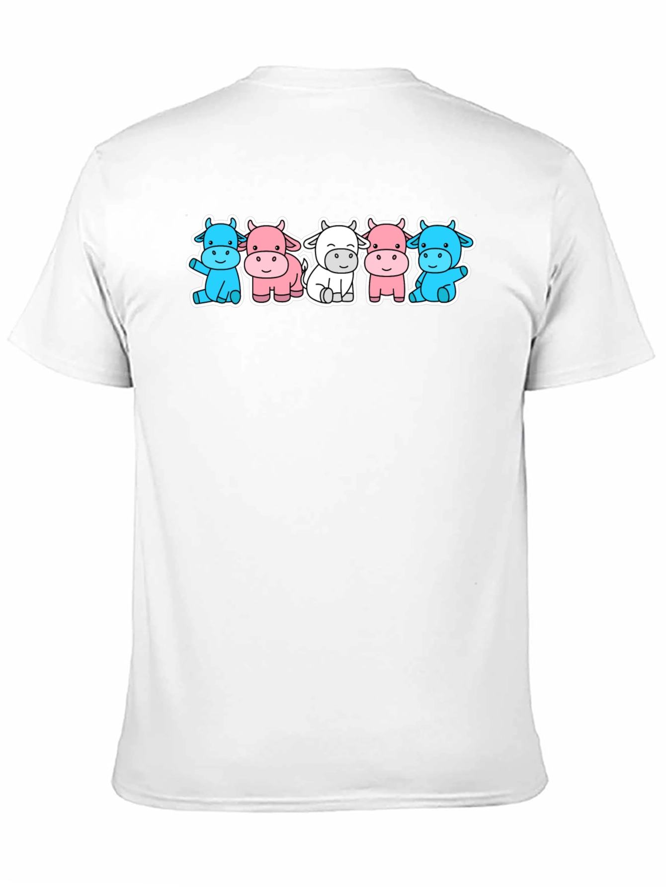 Cute Cow Cartoon Graphic T-Shirt