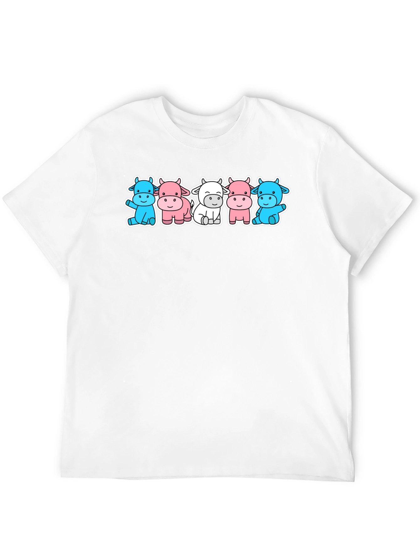 Cute Cow Cartoon Graphic T-Shirt