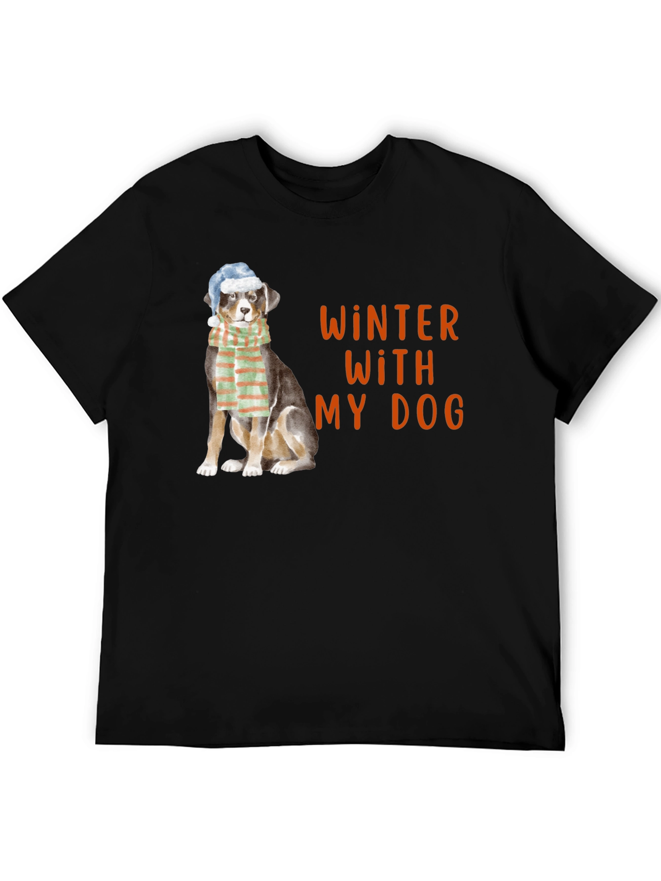 Winter With My Dog Graphic Tee