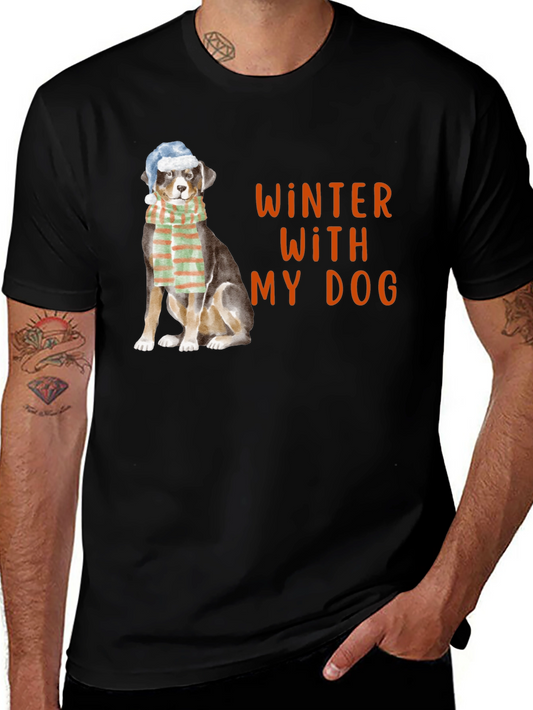 Winter With My Dog Graphic Tee