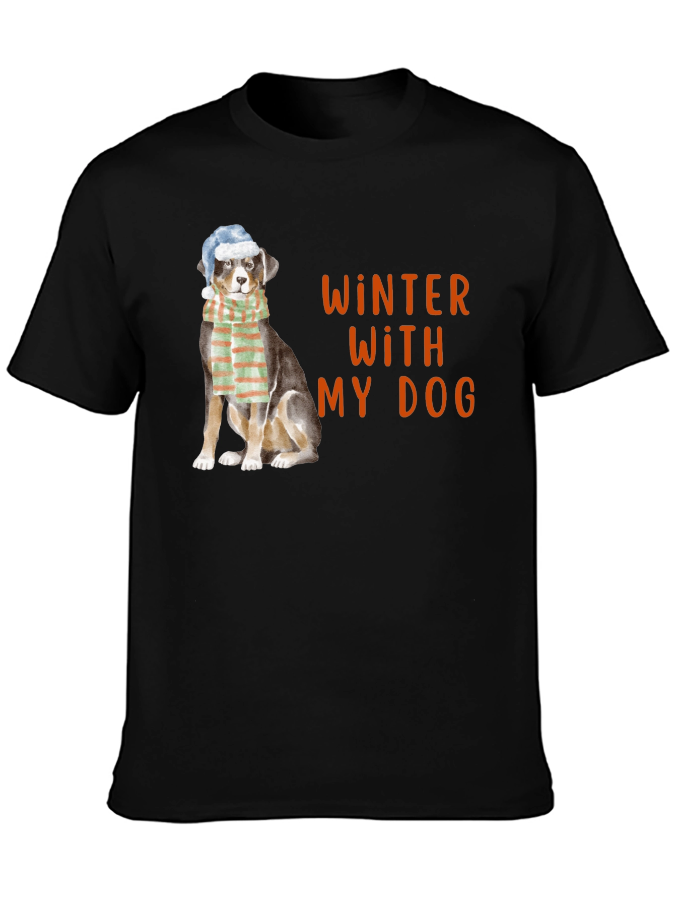 Winter With My Dog Graphic Tee