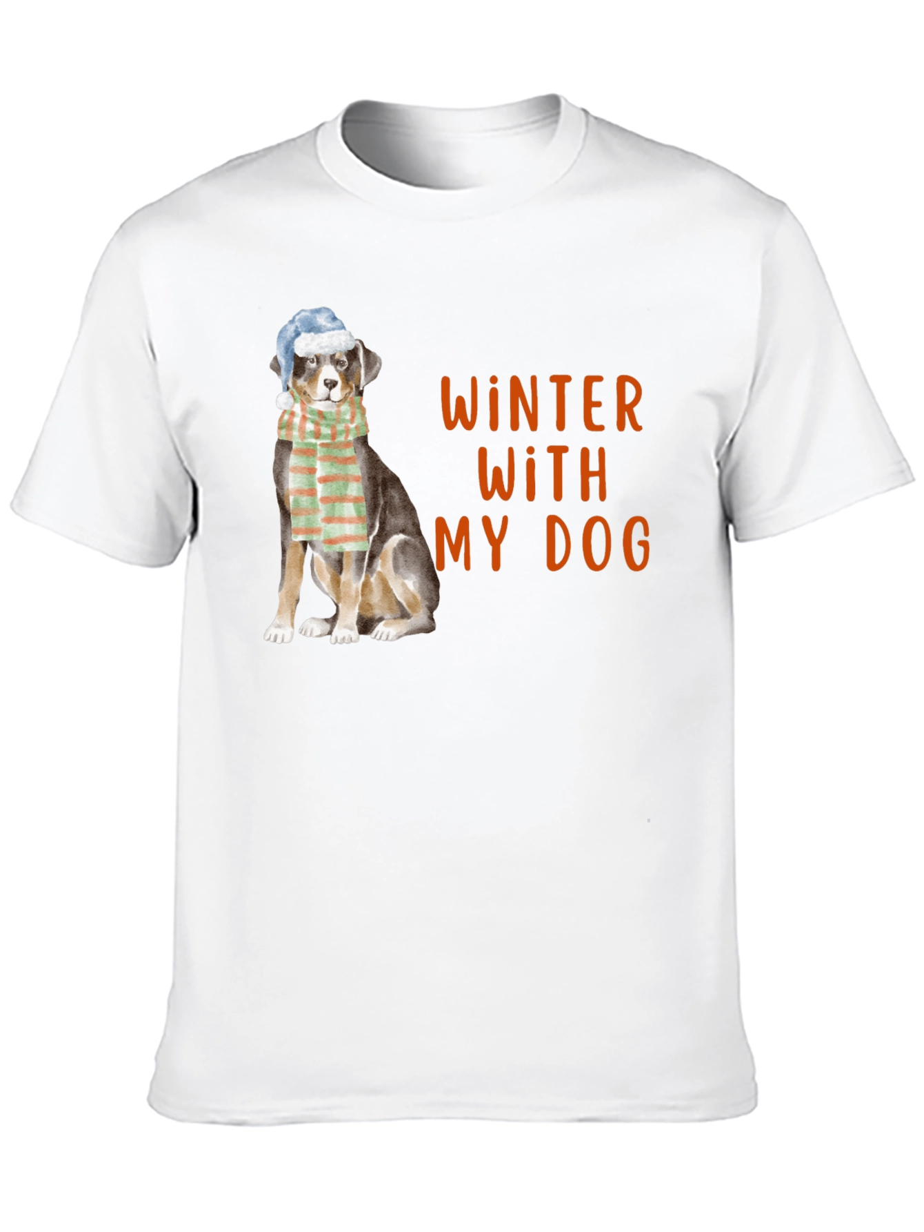 Winter With My Dog Graphic Tee