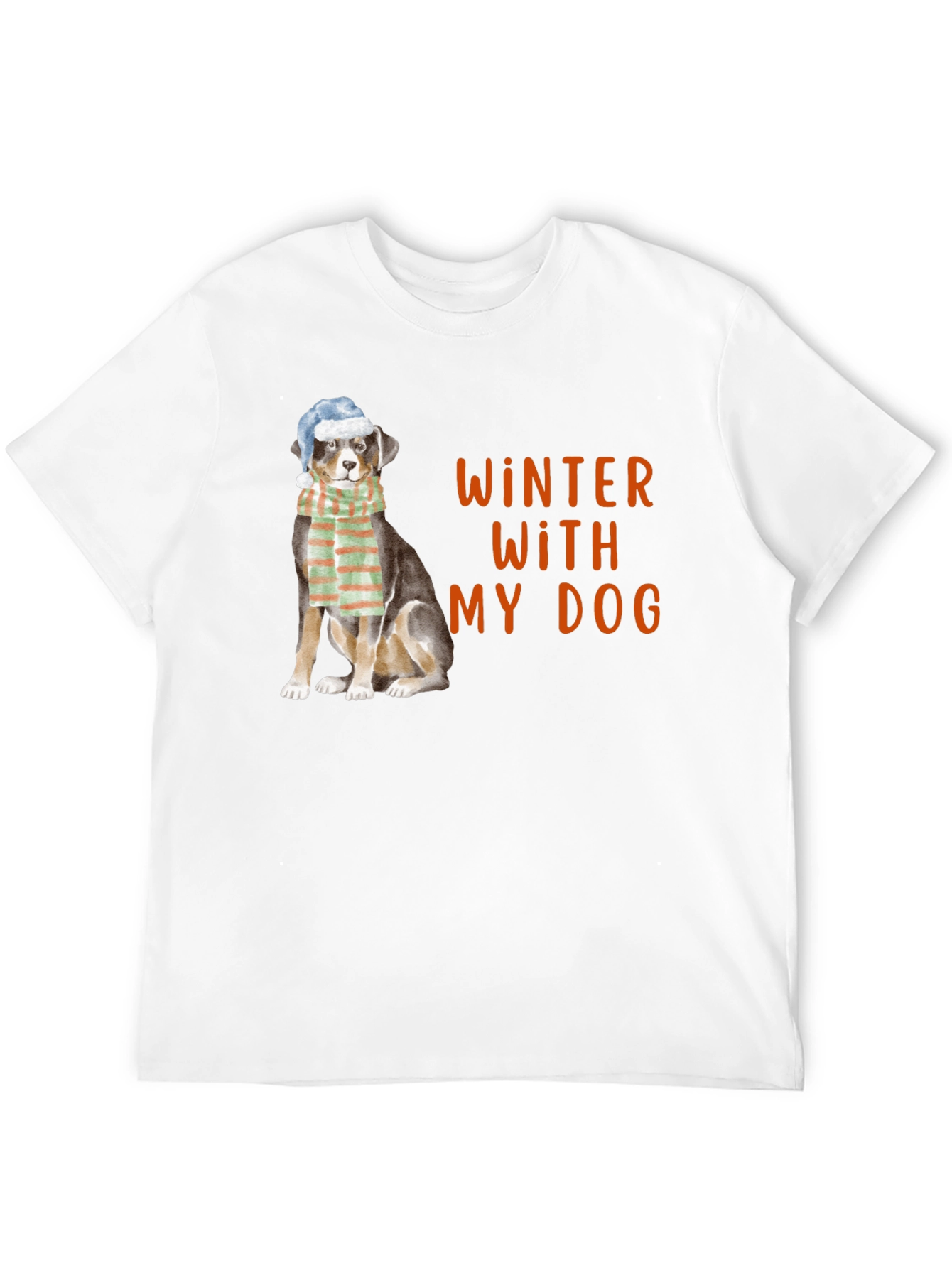 Winter With My Dog Graphic Tee