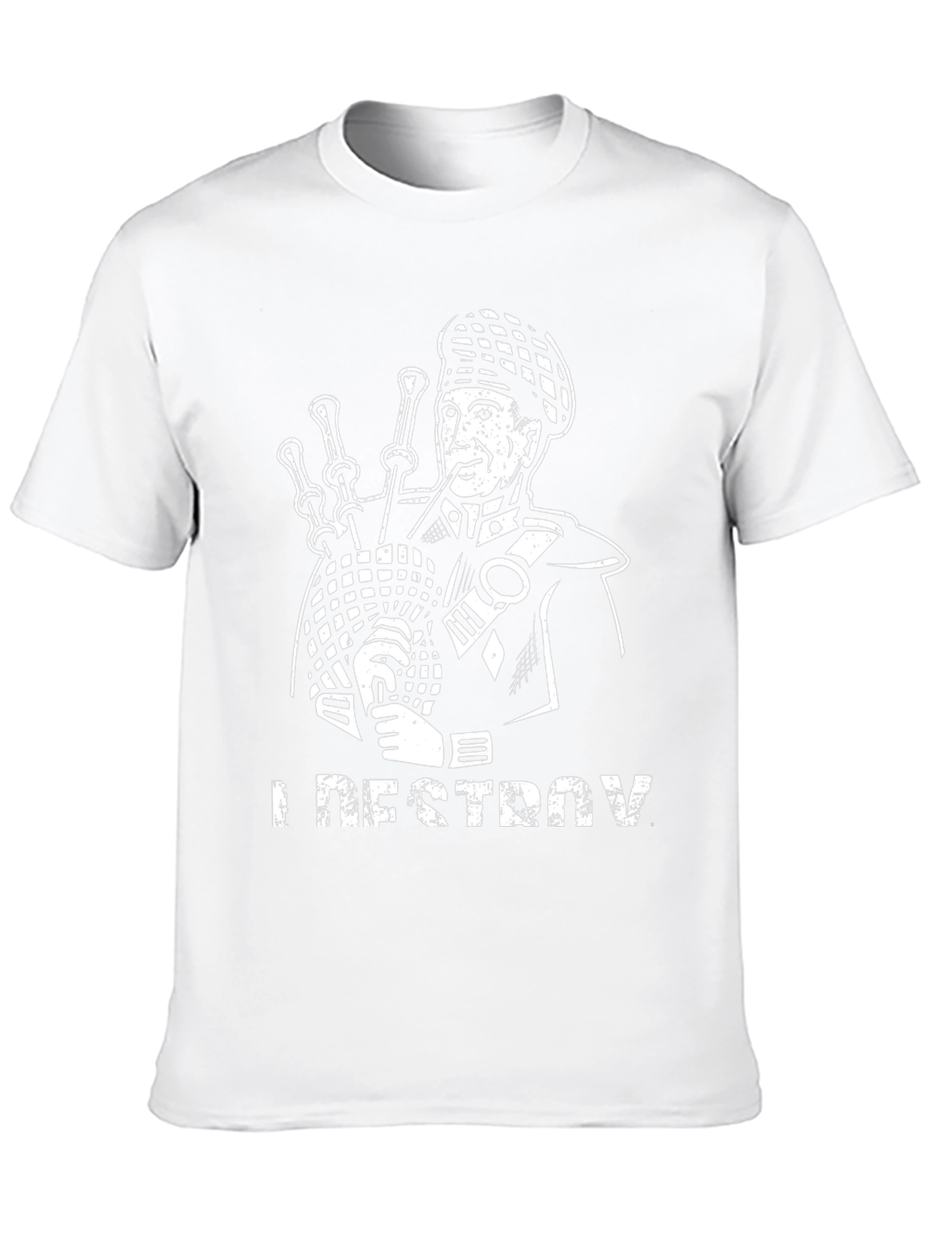 Bagpipe T-Shirt - I Destroy Funny Scottish Gift