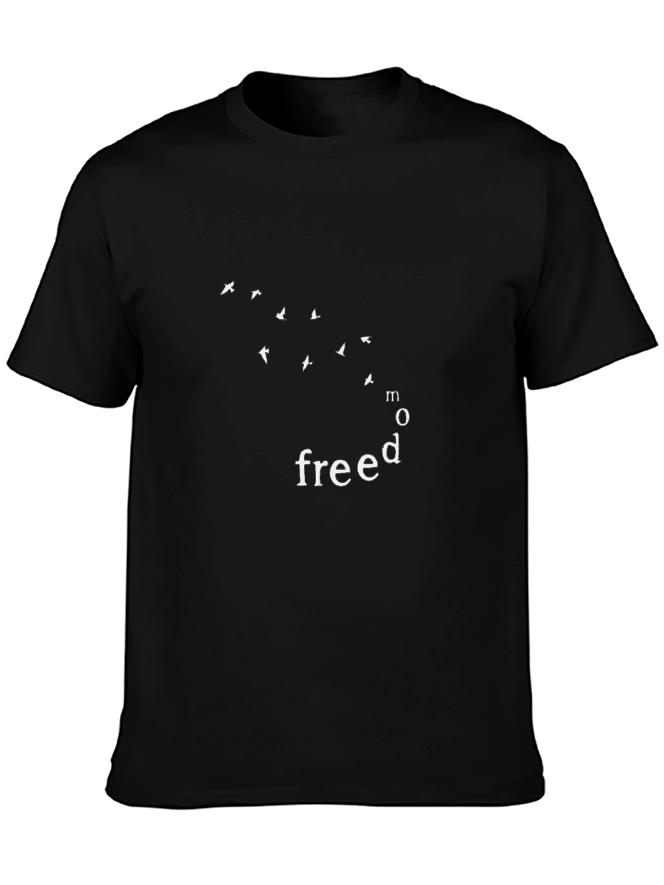 Freedom Birds Graphic Tee - Casual Cotton Comfort