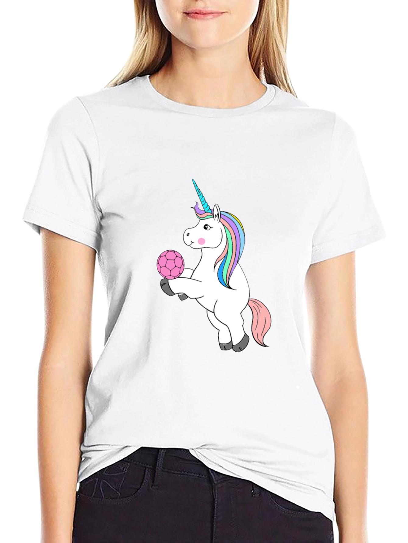 Unicorn Handball Graphic Tee