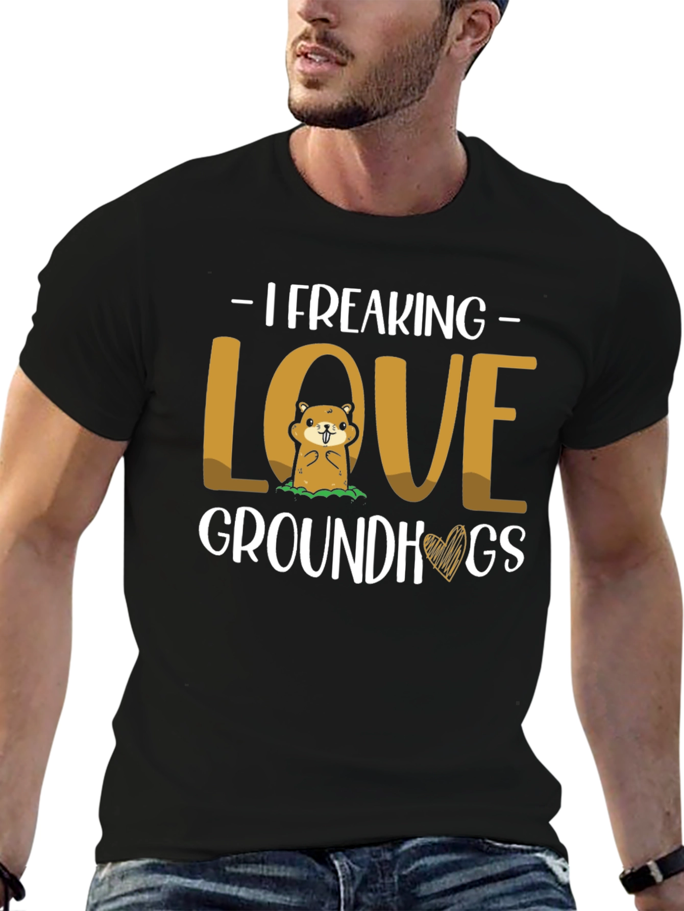 I Freaking Love Groundhogs Graphic Tee