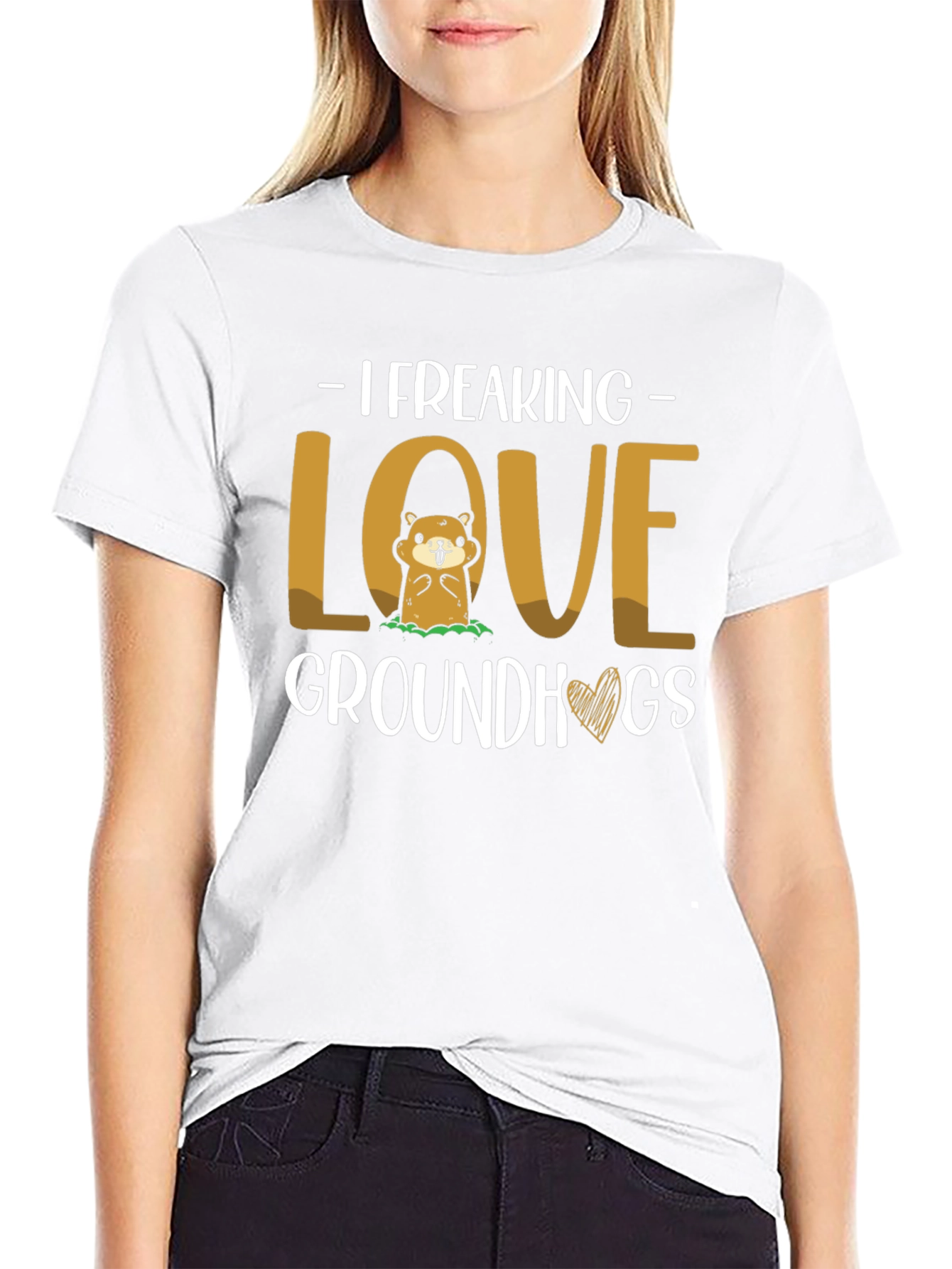 I Freaking Love Groundhogs Graphic Tee