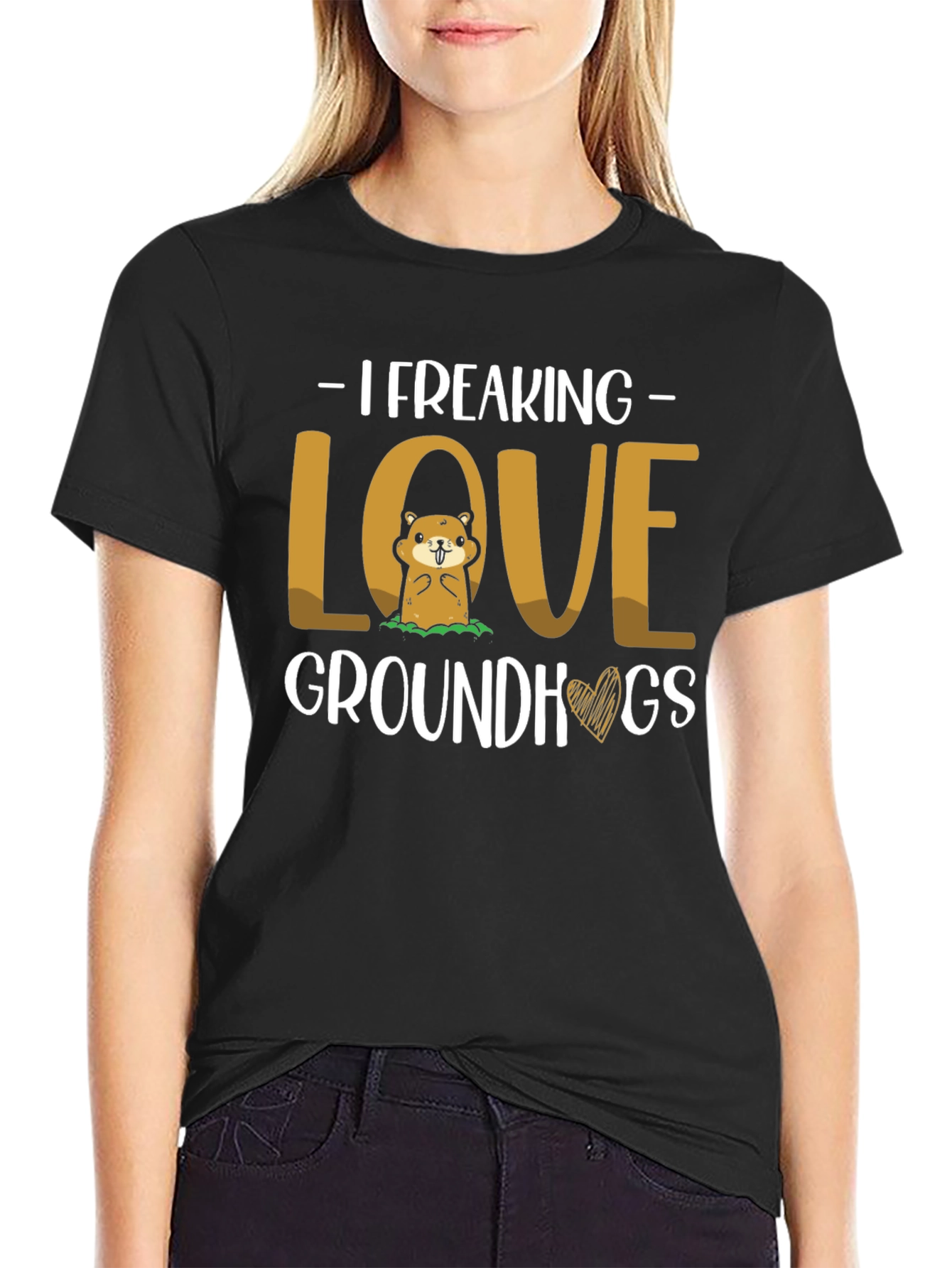 I Freaking Love Groundhogs Graphic Tee