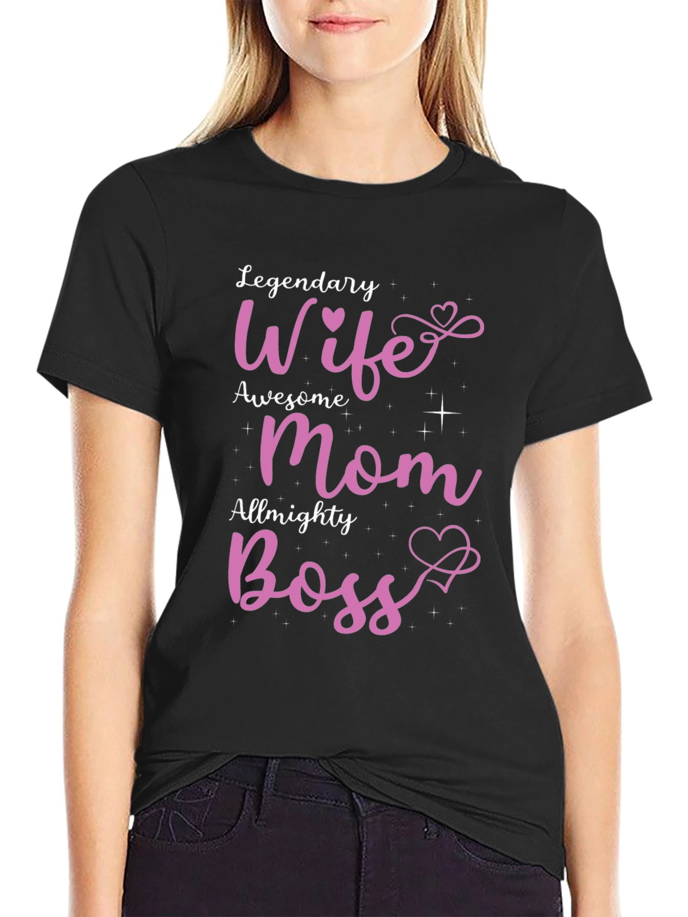 Legendary Wife Awesome Mom Almighty Boss T-Shirt