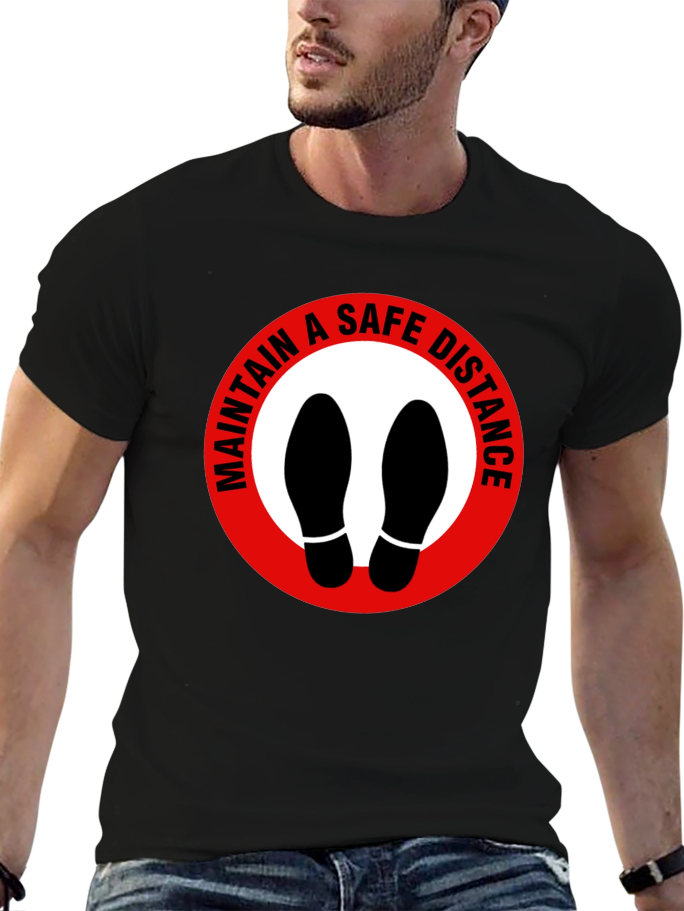 Maintain Safe Distance Graphic Tee