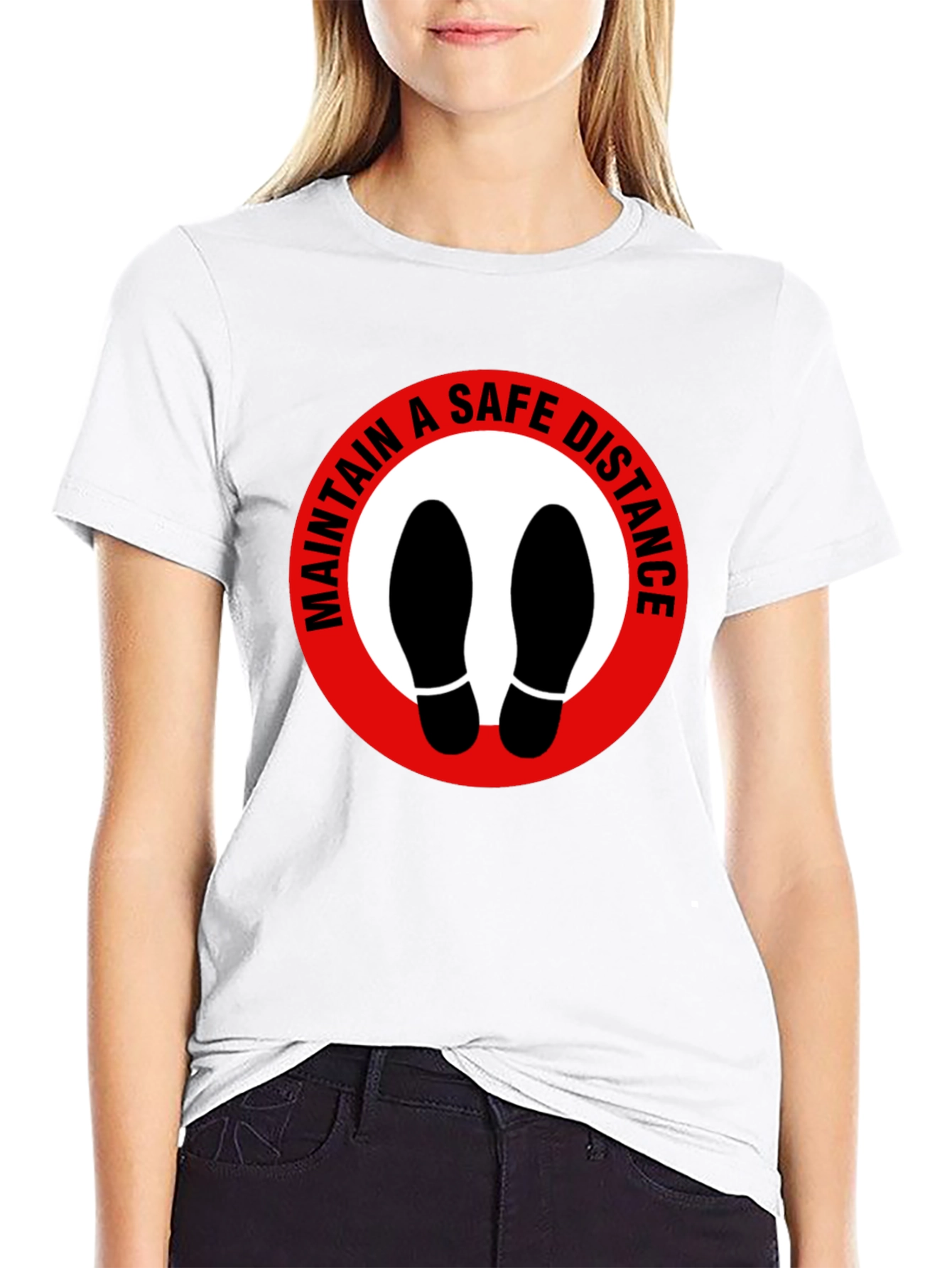 Maintain Safe Distance Graphic Tee