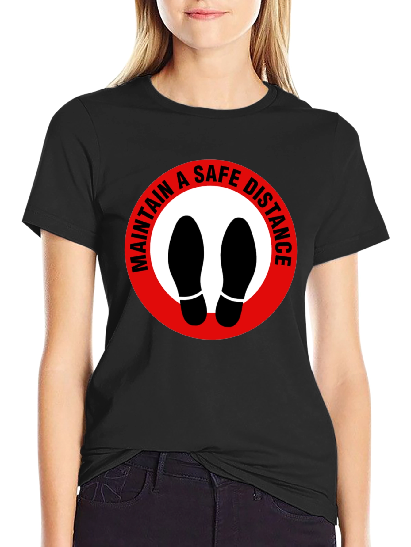Maintain Safe Distance Graphic Tee