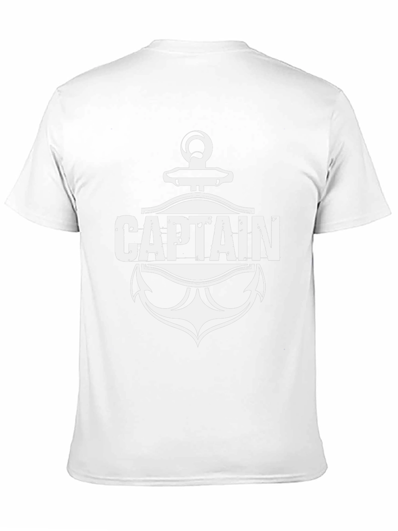 Captain Anchor Graphic T-Shirt - Black
