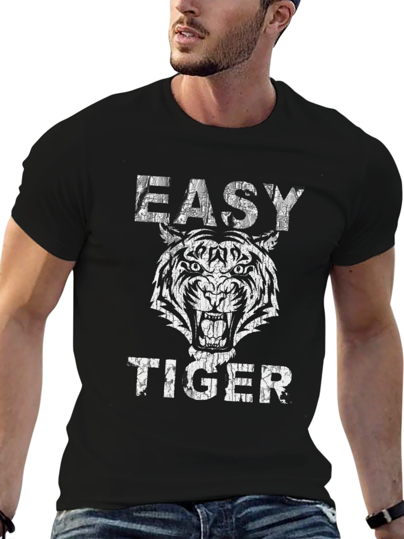 Easy Tiger Graphic Tee - Black