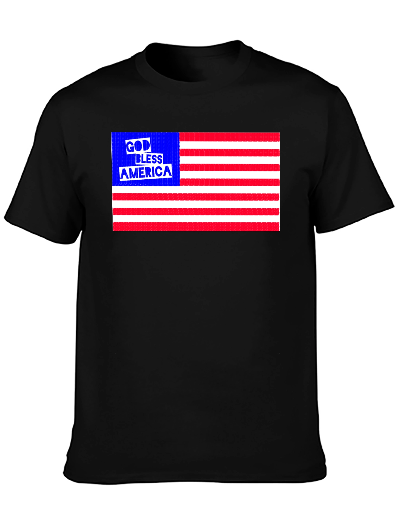 God Bless America Patriotic Graphic Tee