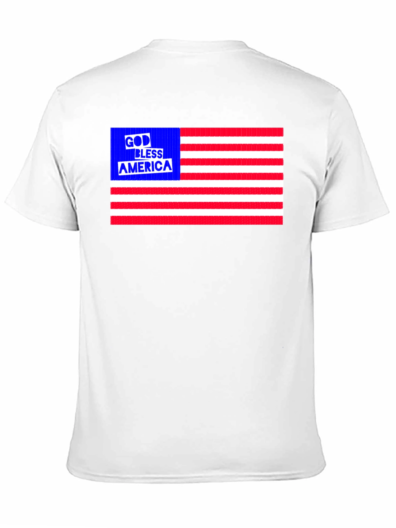 God Bless America Patriotic Graphic Tee