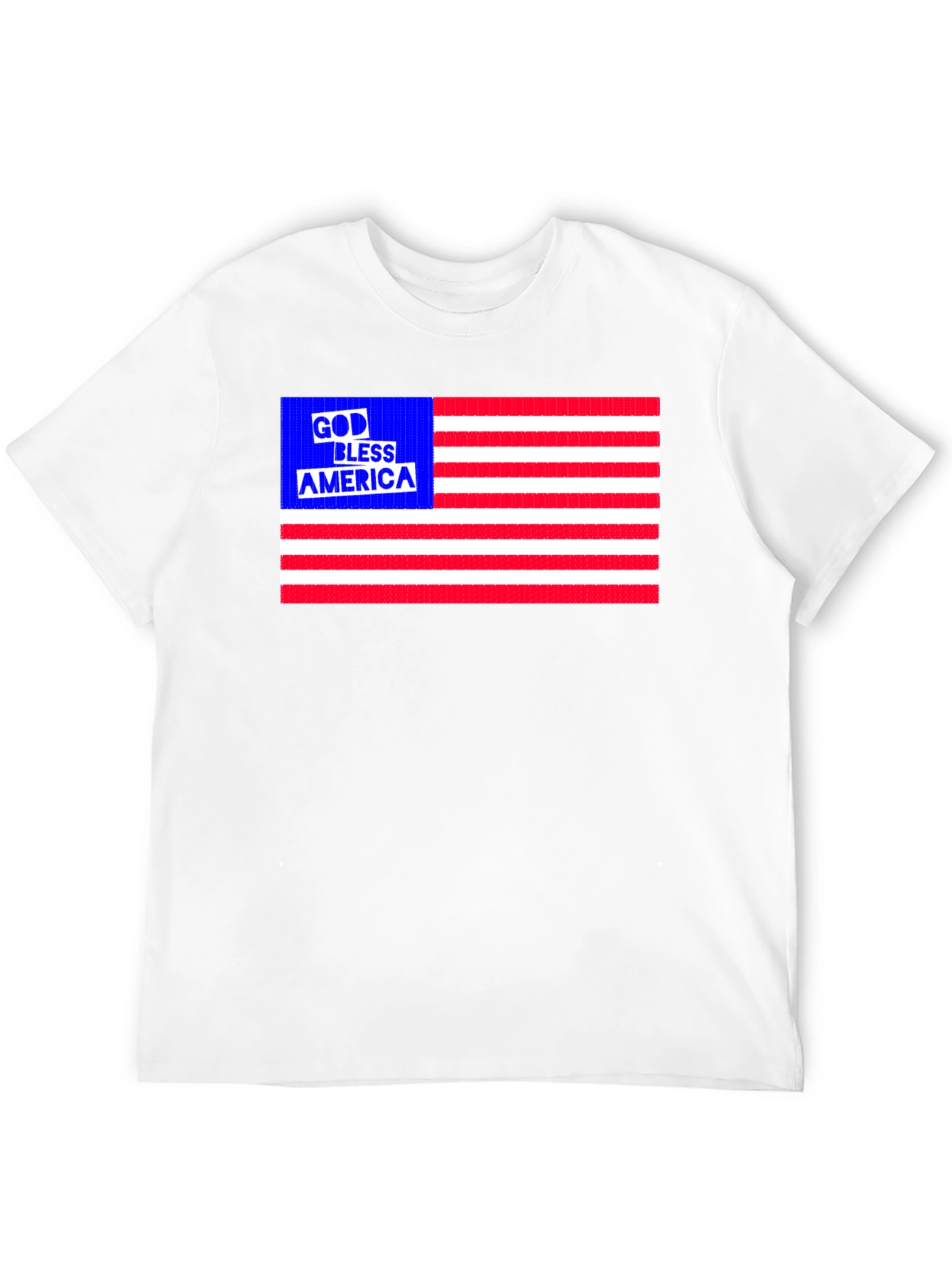 God Bless America Patriotic Graphic Tee