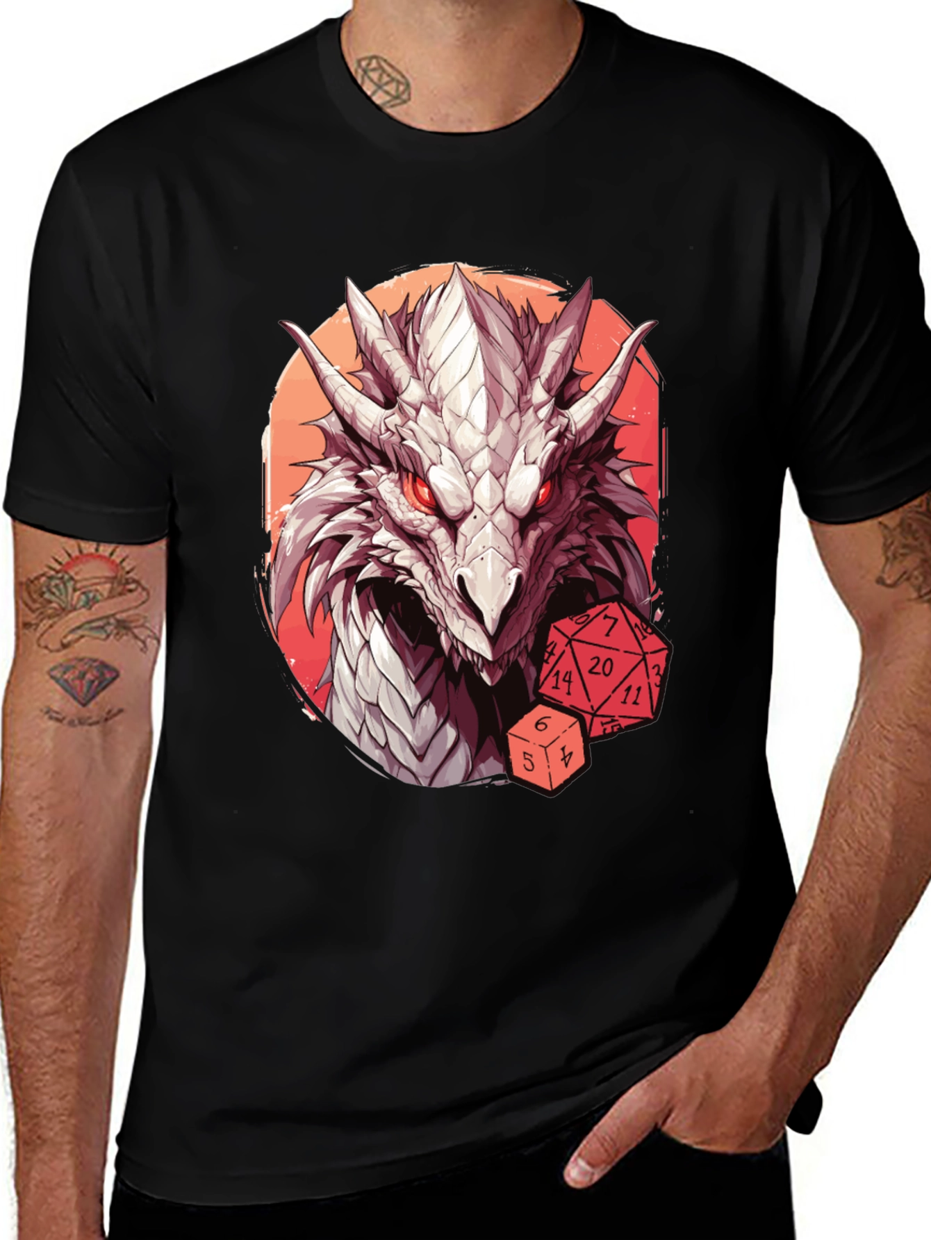 Dragon Dice T-Shirt - RPG Gamer Tee