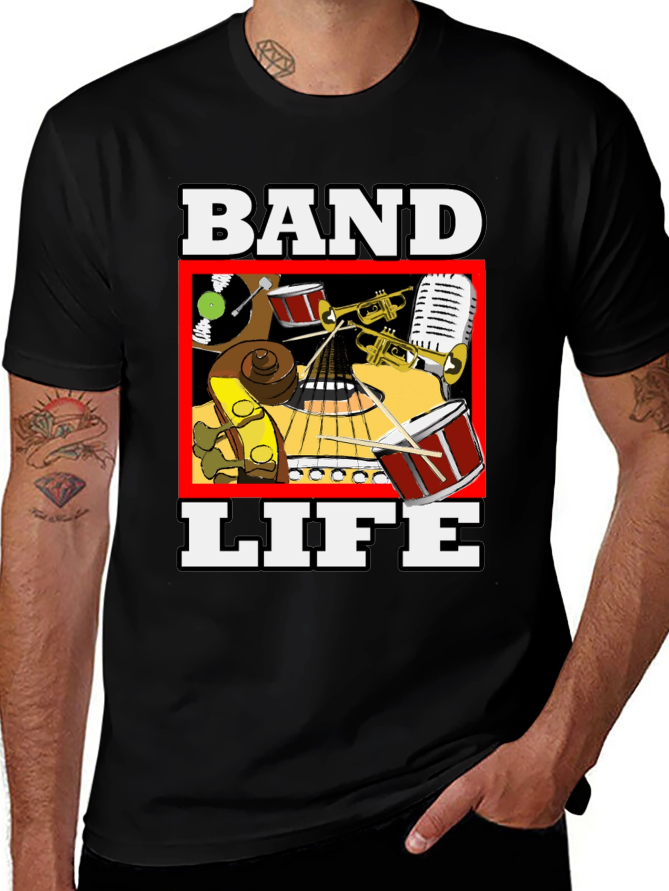Band Life Music T-Shirt - Musicians Tee