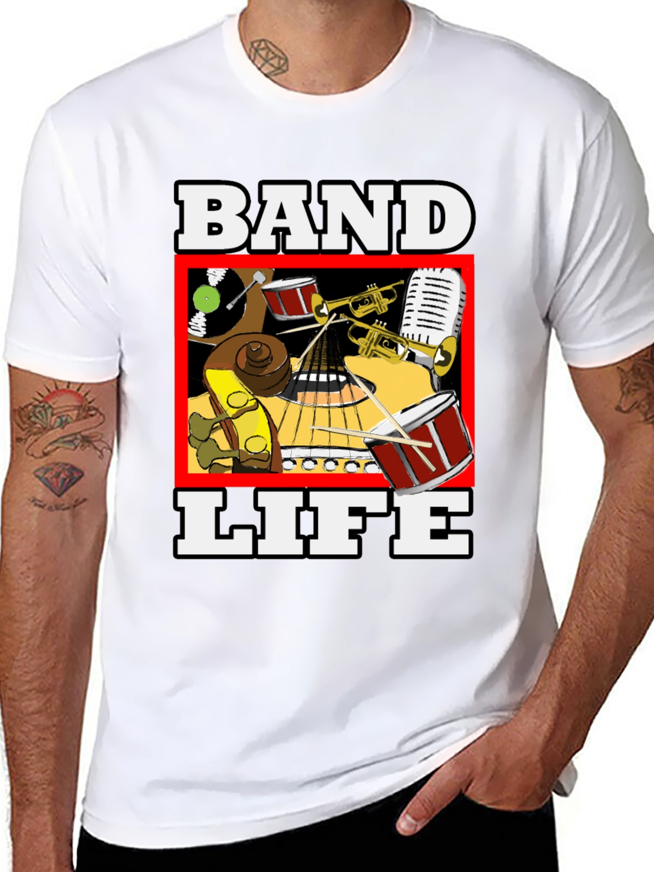 Band Life Music T-Shirt - Musicians Tee