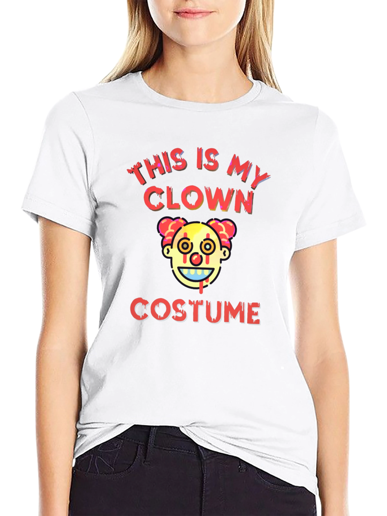 Clown Costume T-Shirt - Halloween Party Tee