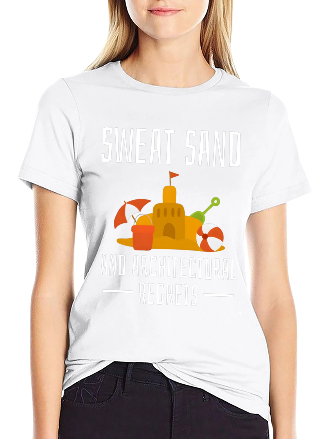 Sweat Sand Architectural Regrets Graphic T-Shirt