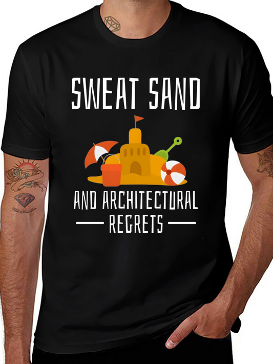 Sweat Sand Architectural Regrets Graphic T-Shirt