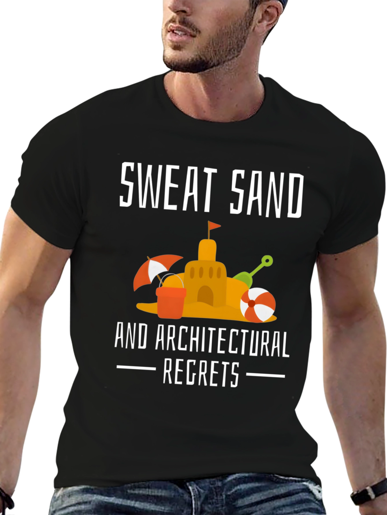 Sweat Sand Architectural Regrets Graphic T-Shirt