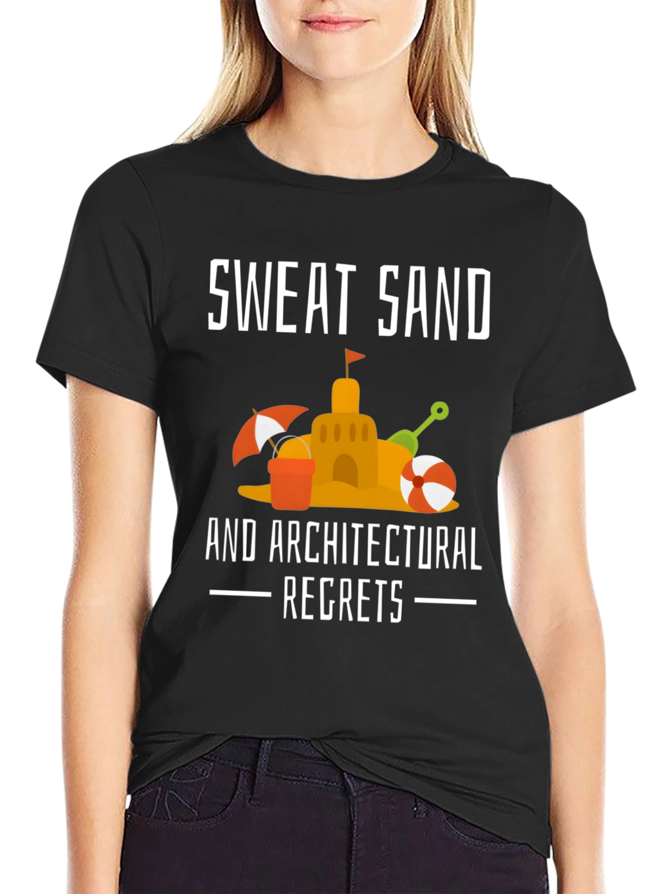 Sweat Sand Architectural Regrets Graphic T-Shirt