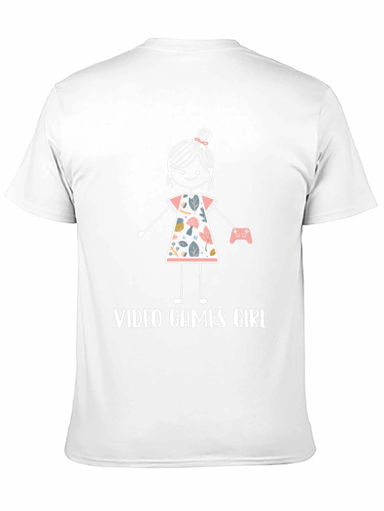 Video Games Girl Graphic Tee - Black Unisex T-Shirt