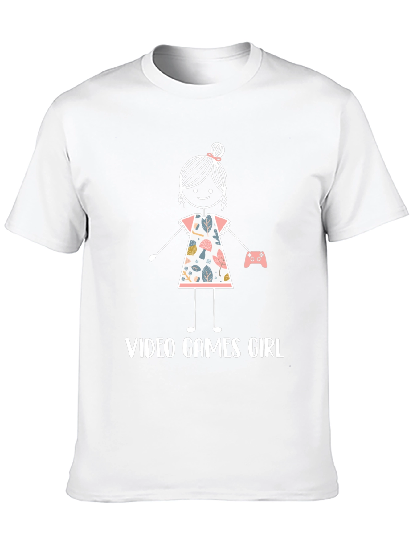 Video Games Girl Graphic Tee - Black Unisex T-Shirt