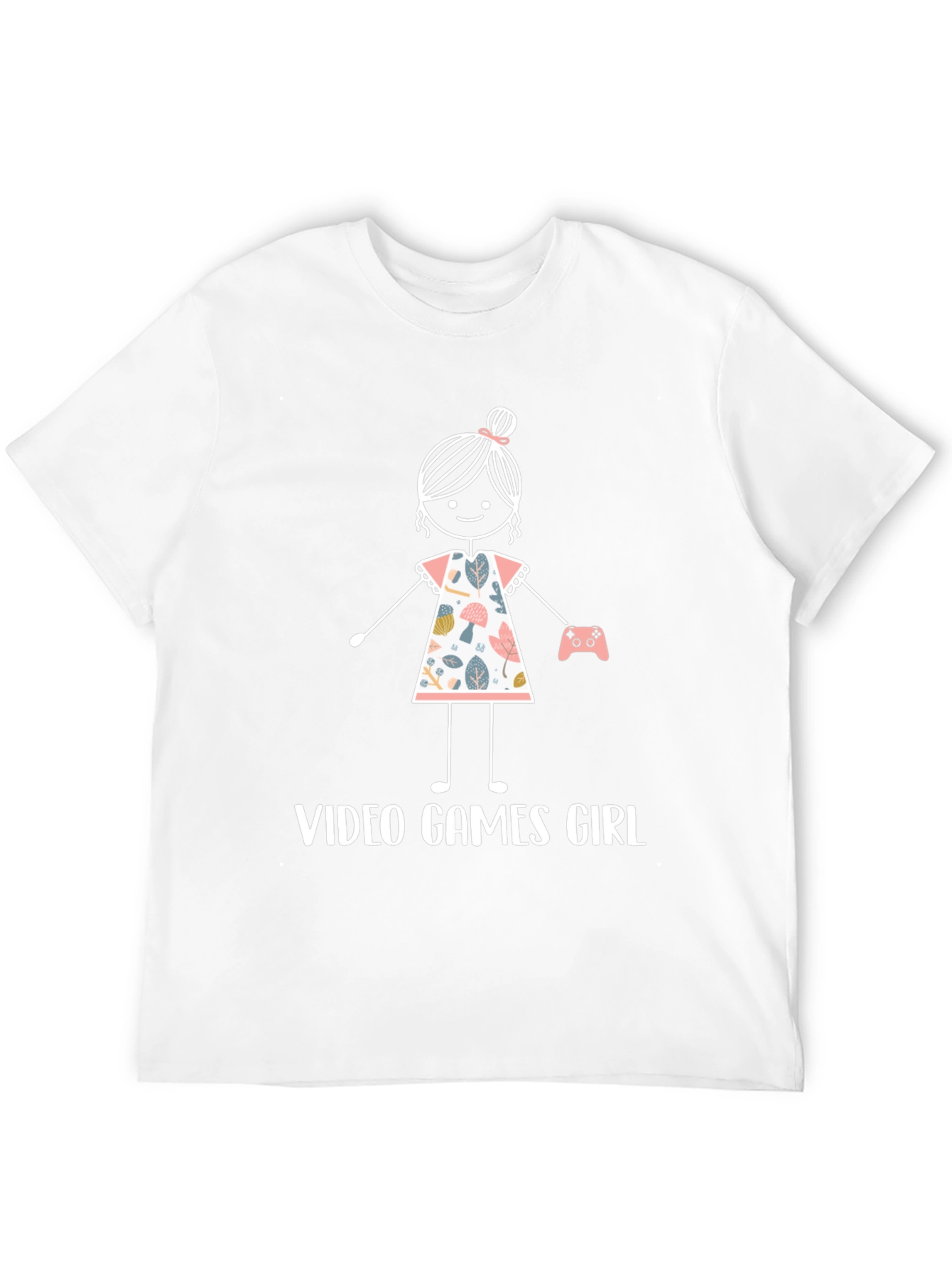 Video Games Girl Graphic Tee - Black Unisex T-Shirt