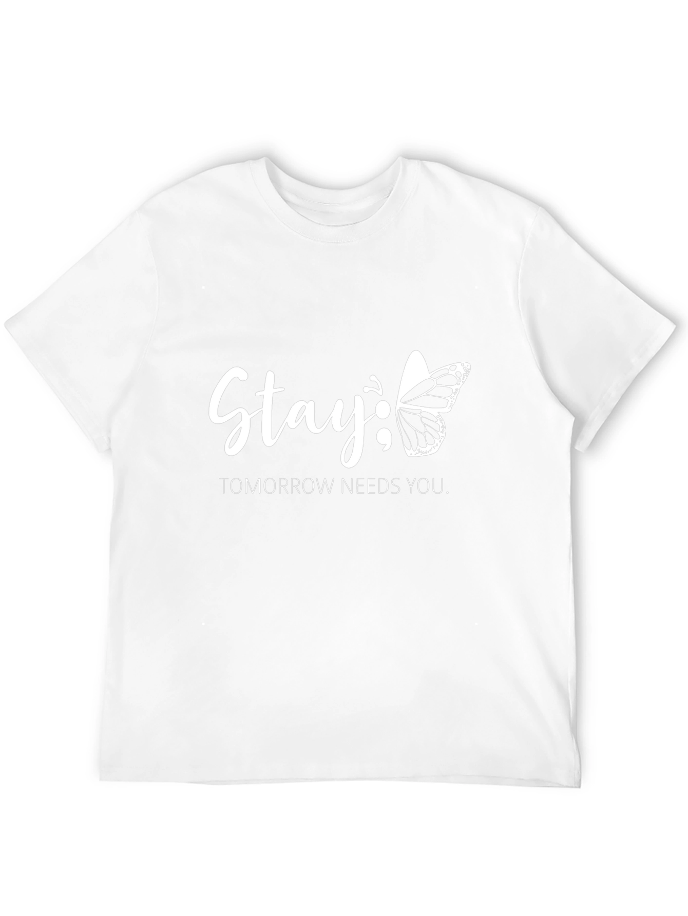 Stay; Butterfly Graphic Tee - Tomorrow Needs You