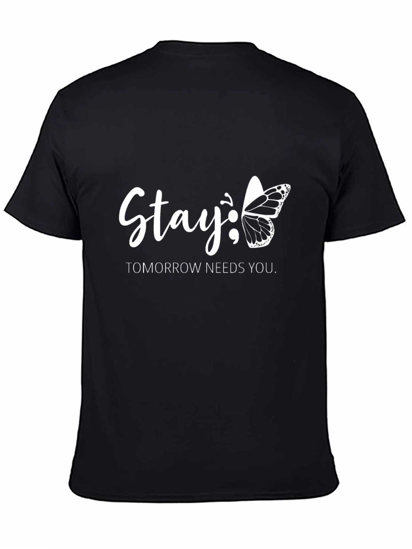 Stay; Butterfly Graphic Tee - Tomorrow Needs You