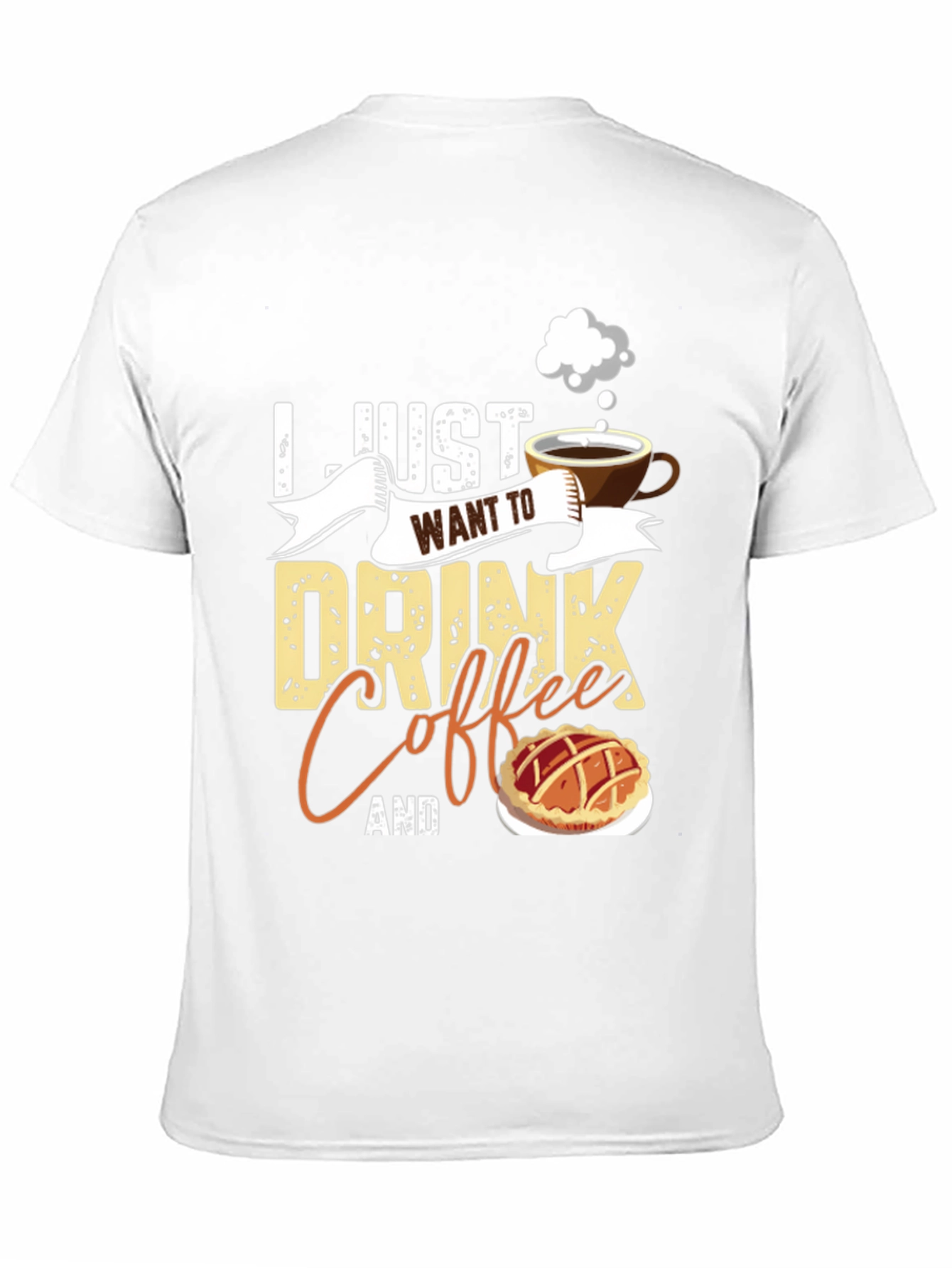 Coffee and Pie Black T-Shirt
