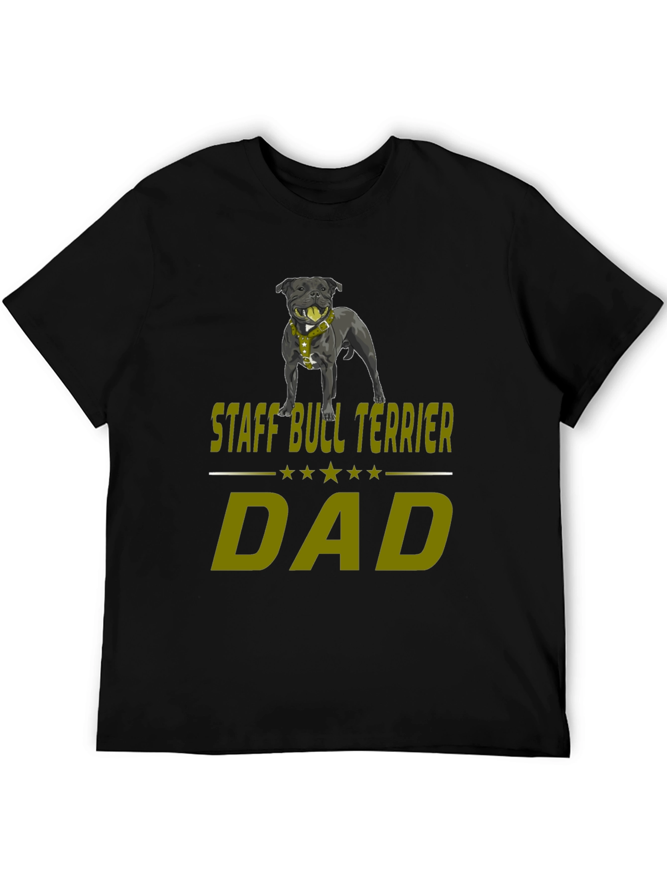 Staff Bull Terrier Dad T-Shirt