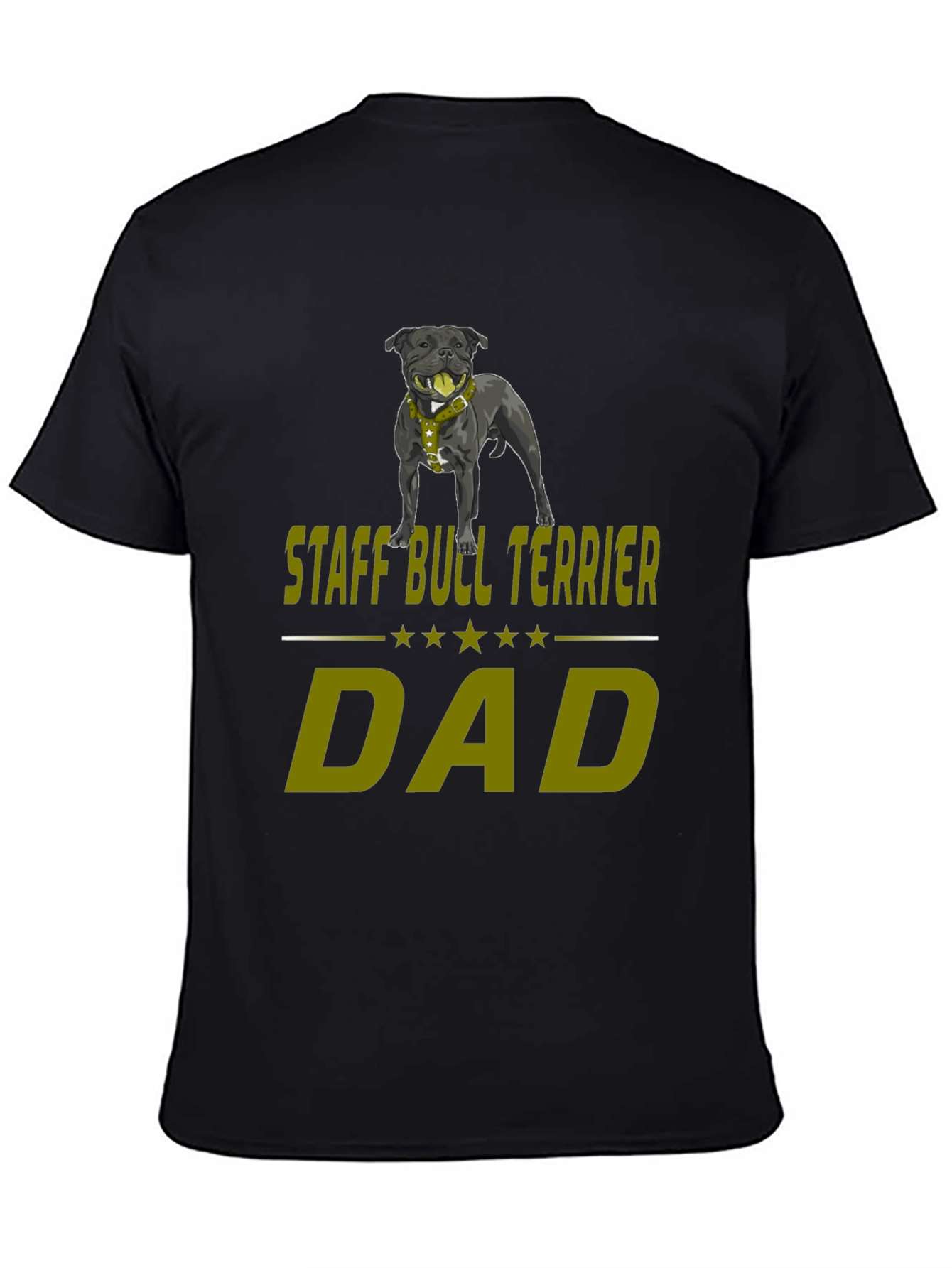 Staff Bull Terrier Dad T-Shirt