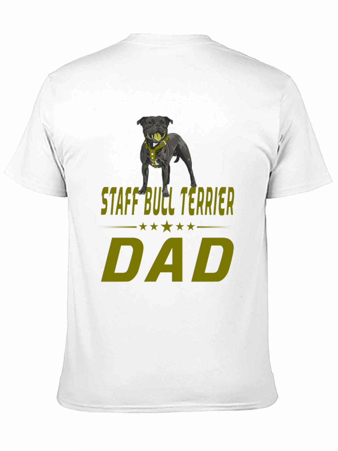 Staff Bull Terrier Dad T-Shirt