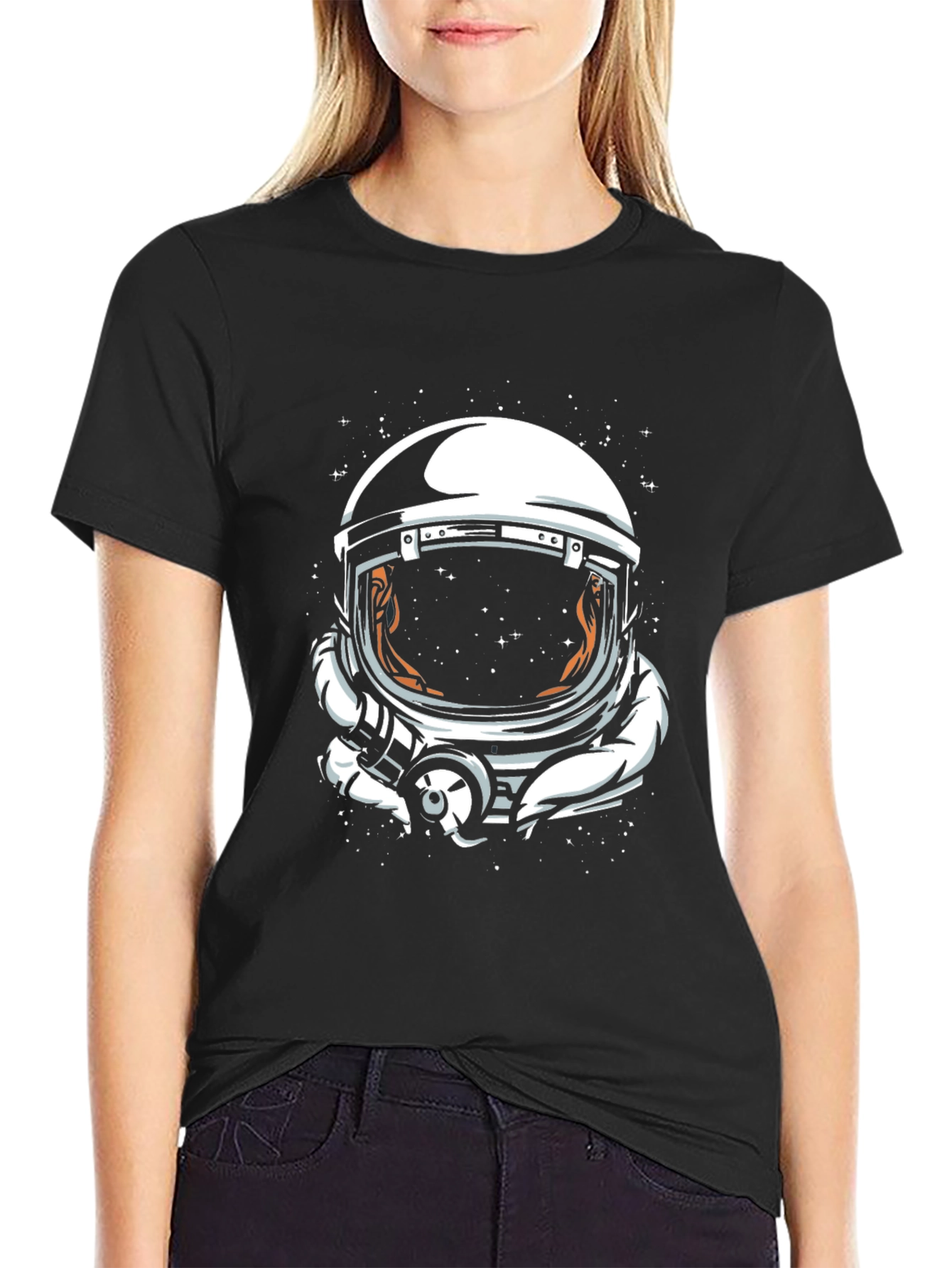 Astronaut Helmet Graphic Tee