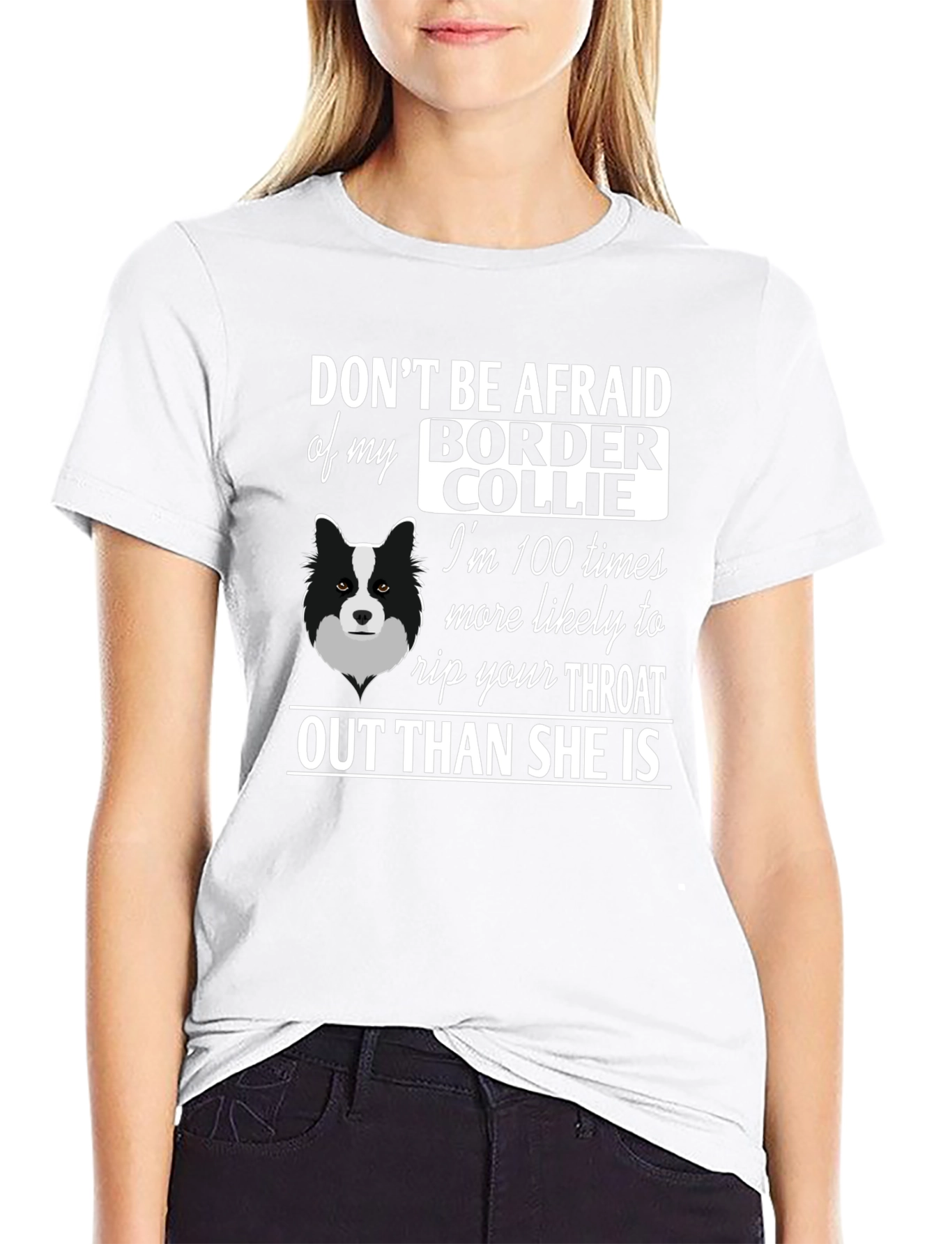 Funny Border Collie Graphic T-Shirt