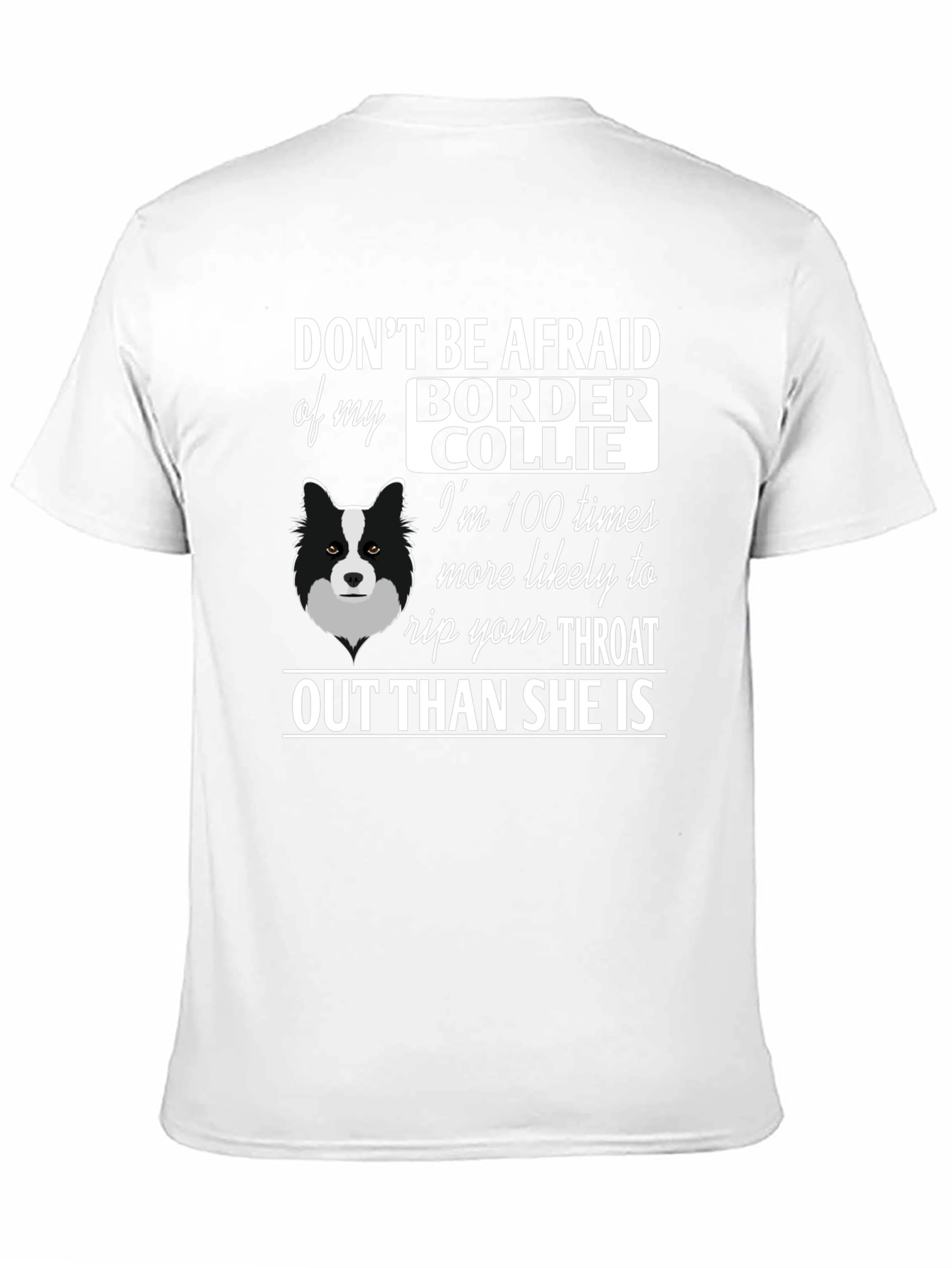 Funny Border Collie Graphic T-Shirt