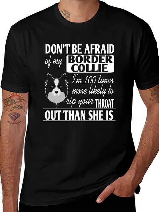 Funny Border Collie Graphic T-Shirt