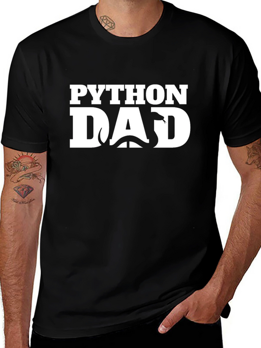 Python Dad T-Shirt - Funny Programming Coder Gift